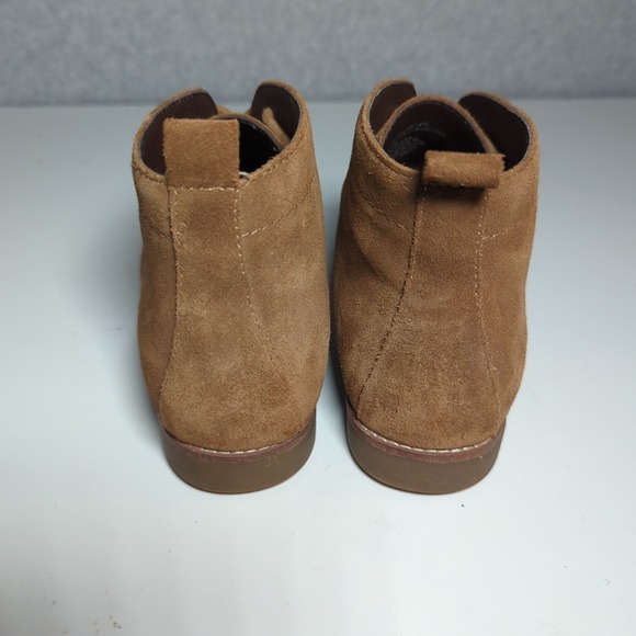 White Mountain Womens 6.5W Brown Lace Up Suede Bootie Ankle Boots Auburn Dessert - Picture 4 of 7